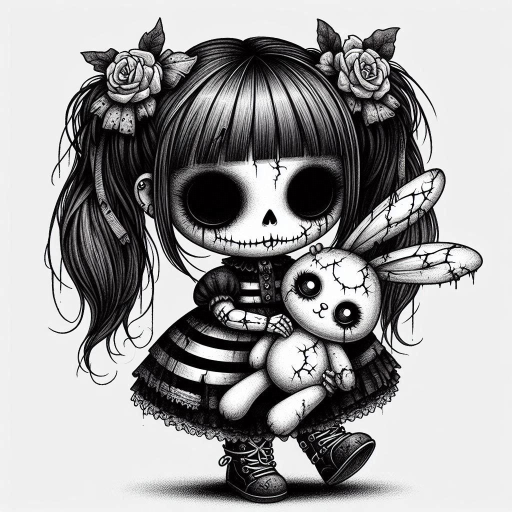Gothic Doll sketch