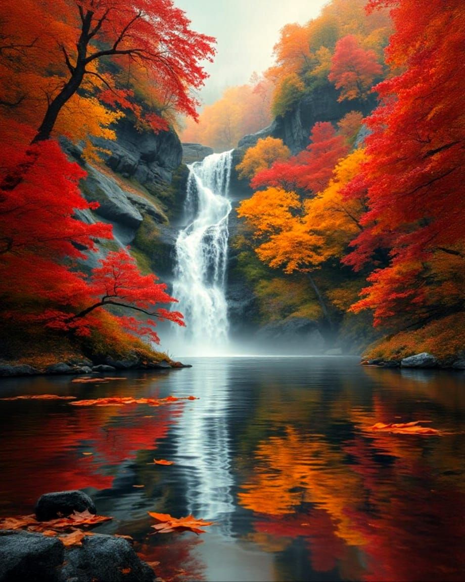 Journey of Water, Advances Forward like Time, Seasons Move Onward