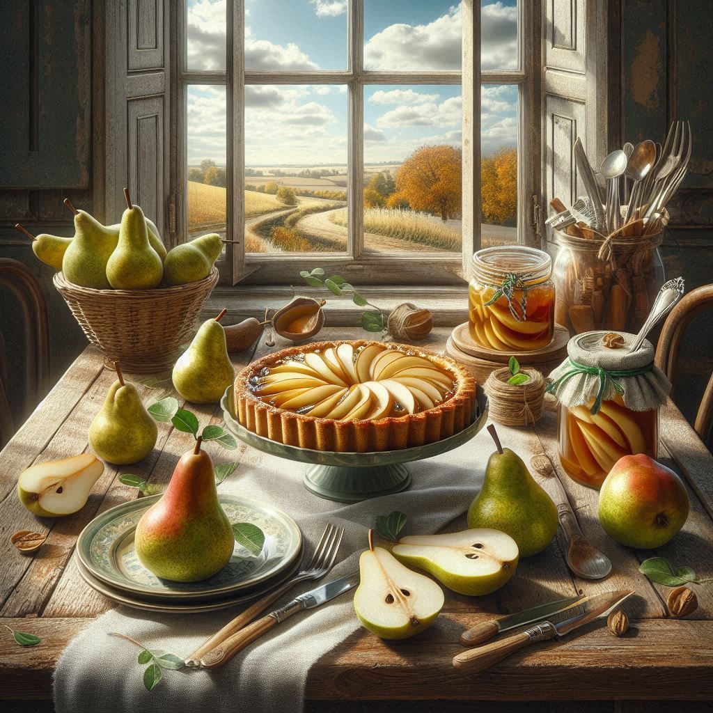 Pear tart