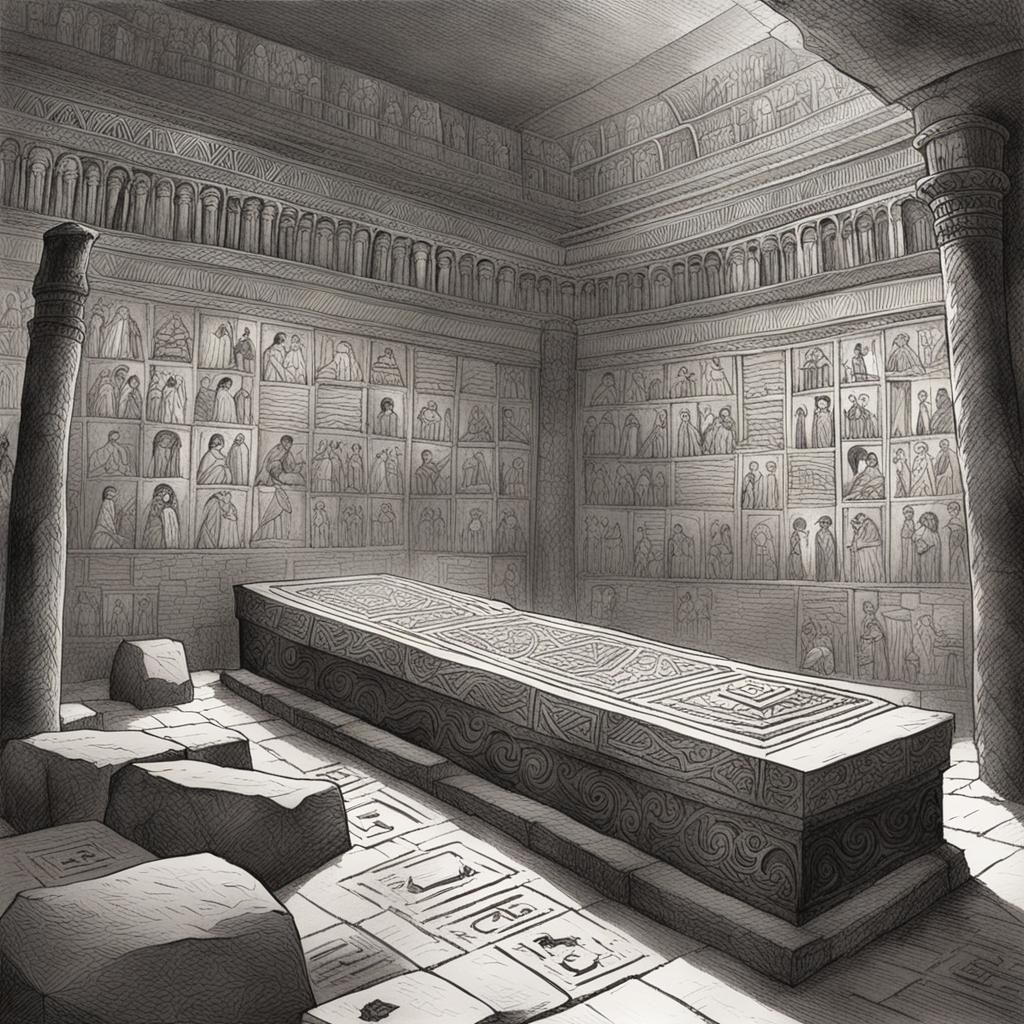 lora:Macabre:1.0, book illustration, l'morte de Arthur, insi...