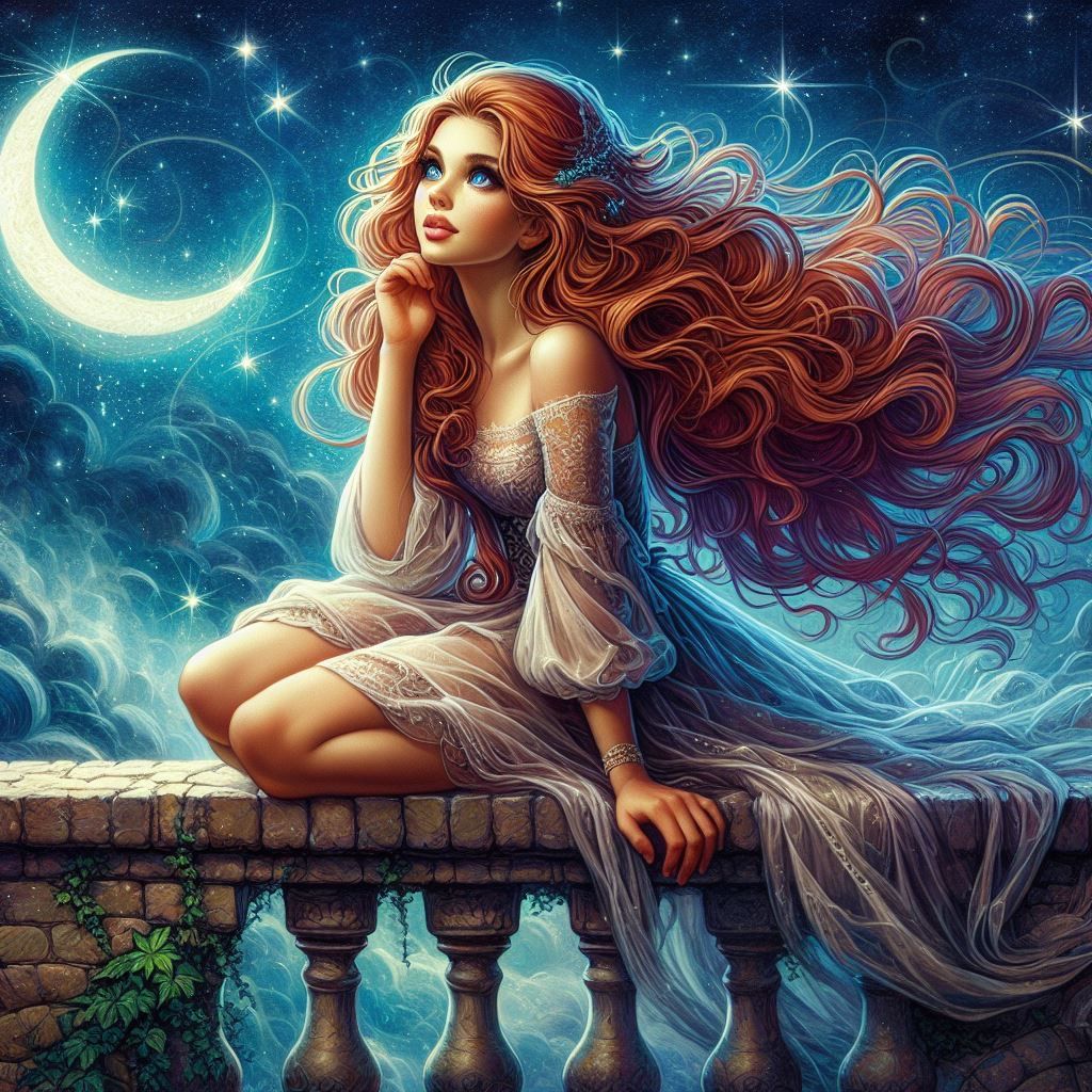 Fairytale Moon gazing