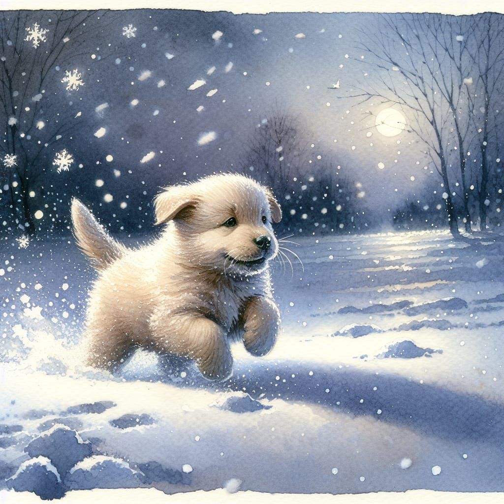 Fun on a Snowy Evening