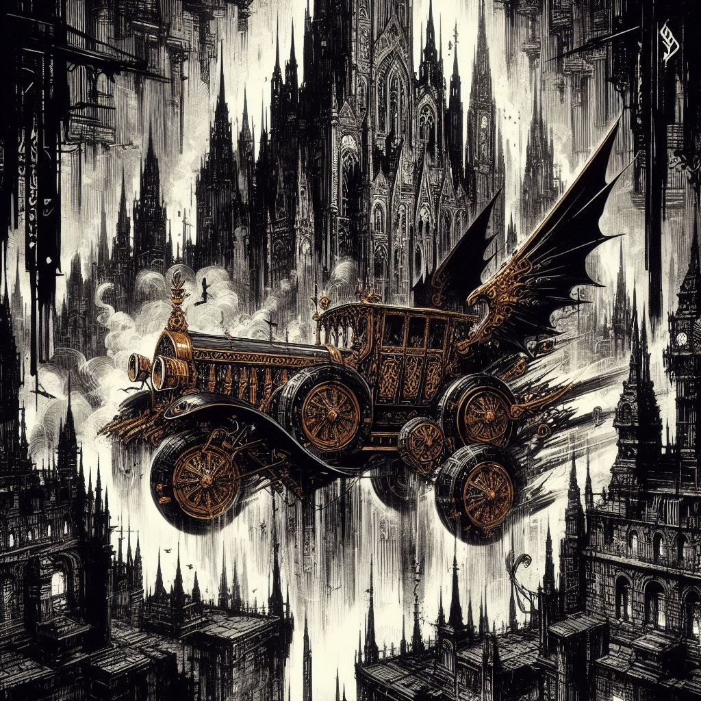 Here comes the Batmobile