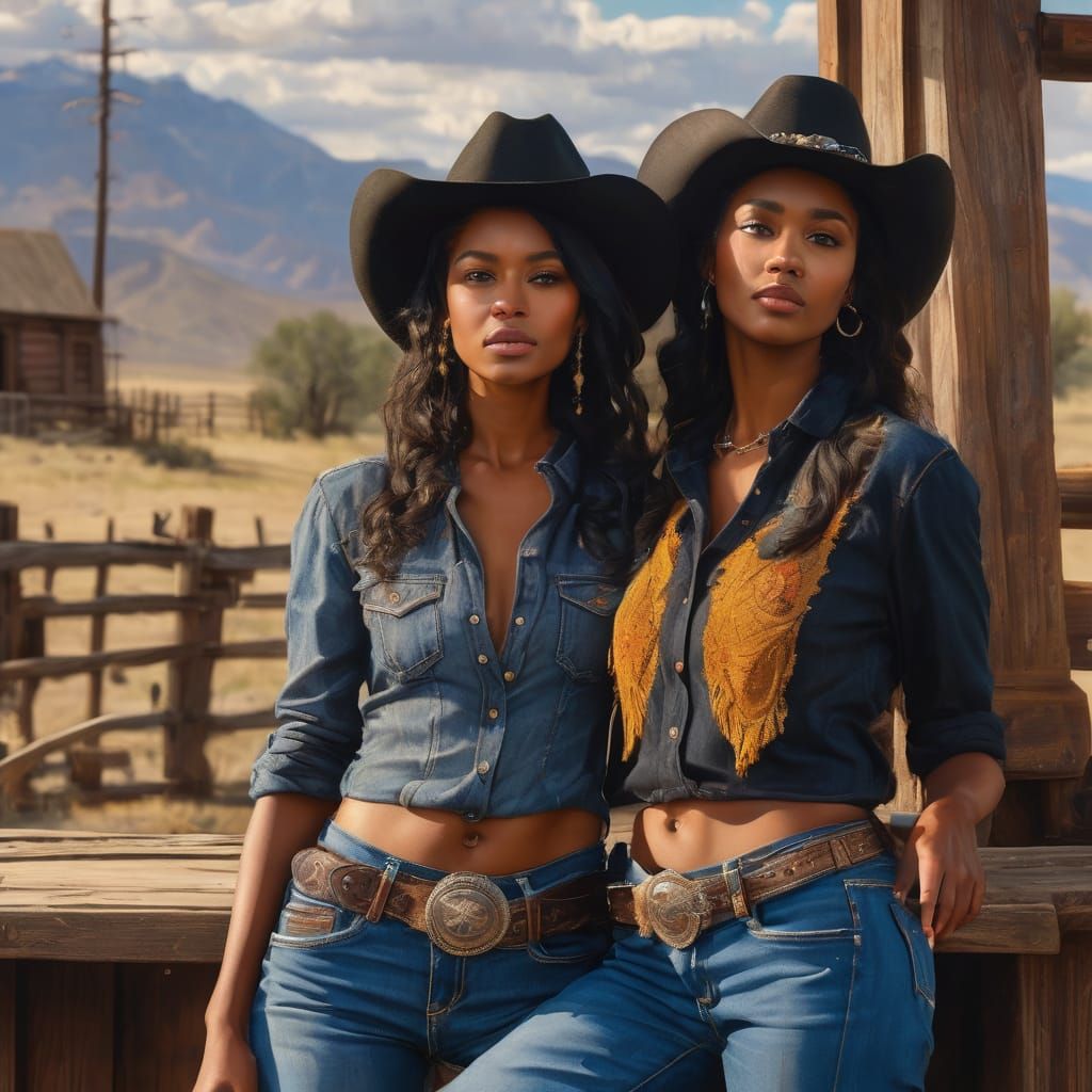 Black Woman Cowgirls