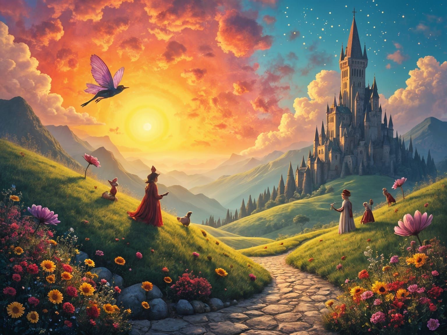 Emojiscape: A Whimsical Emoji Composition