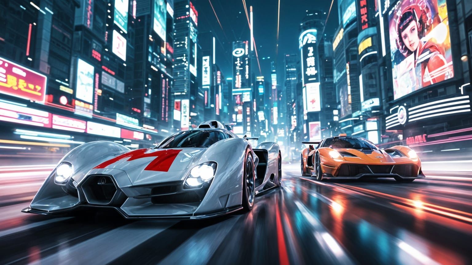 Scifi car race inspired by Speed Racer movie  by @That cinema teacher