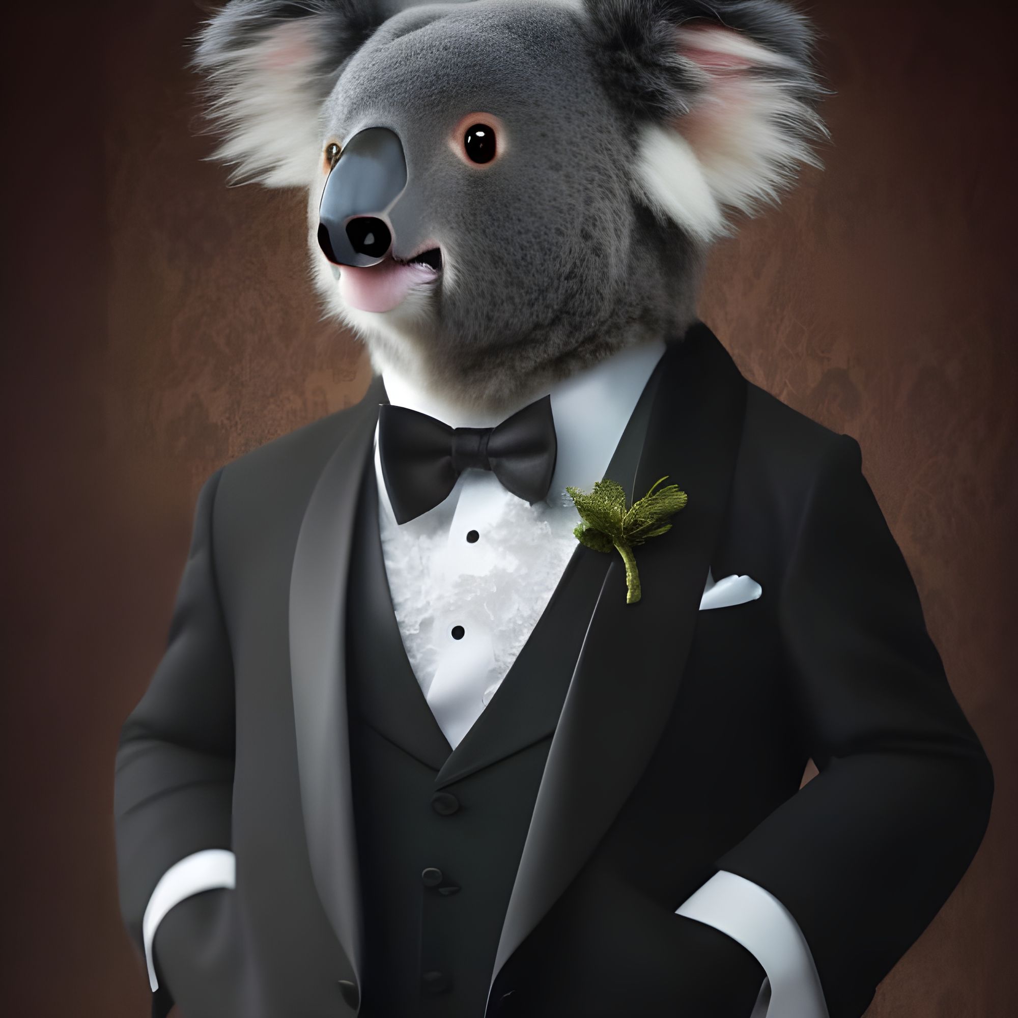 Senator Koala AI Generated Artwork NightCafe Creator