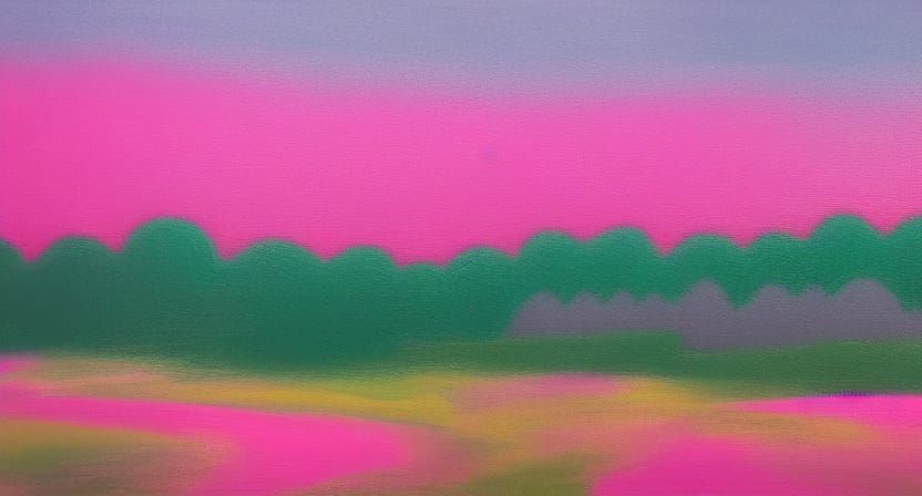 pink landscape