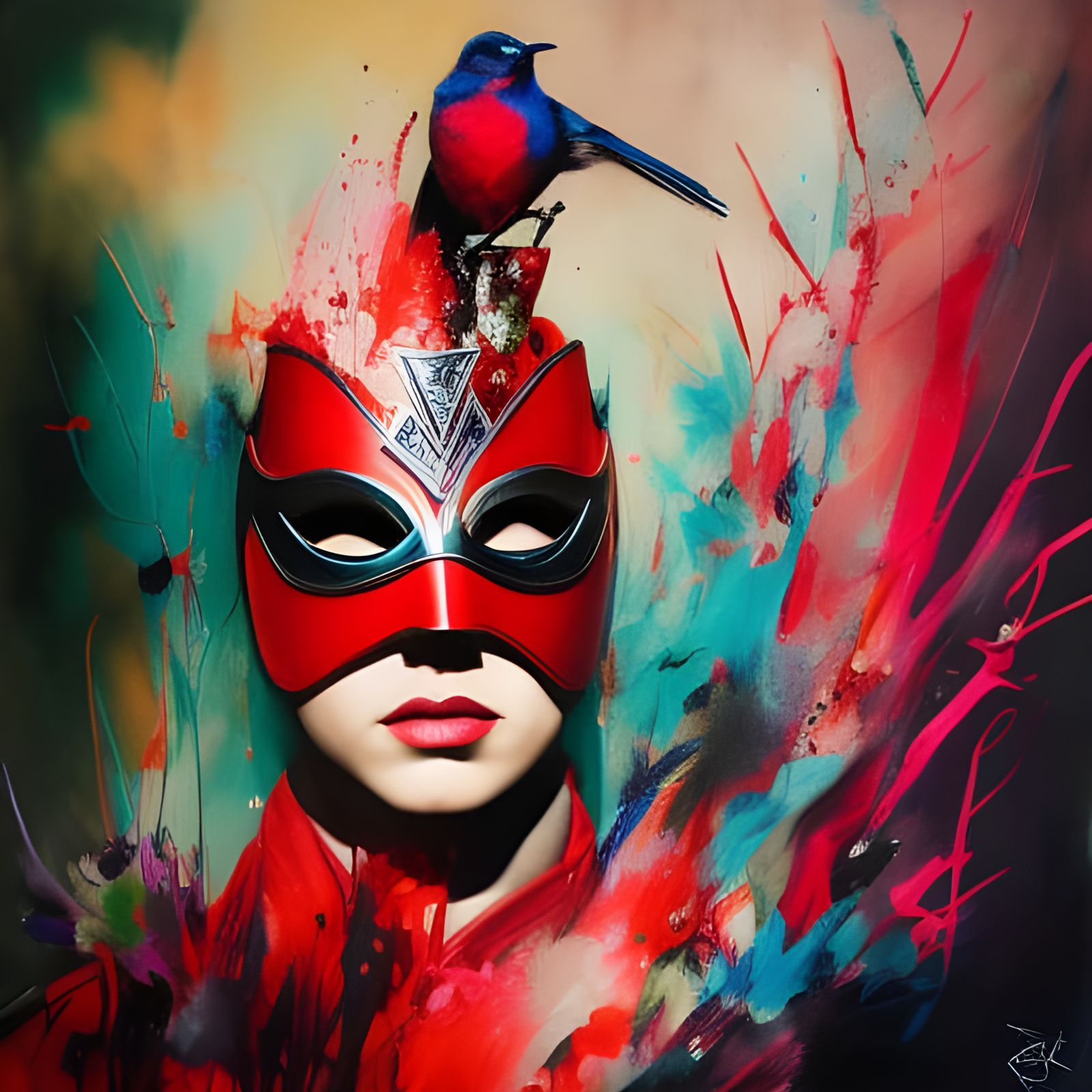 red robin AI Generated Artwork NightCafe Creator