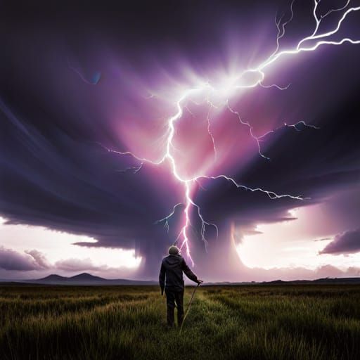 Thunderstorm - AI Generated Artwork - NightCafe Creator