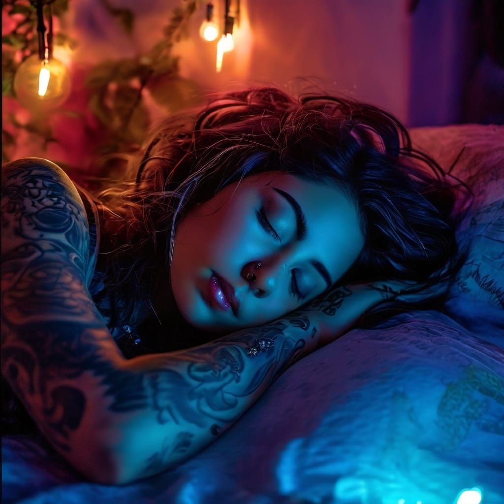 Tattooed girl