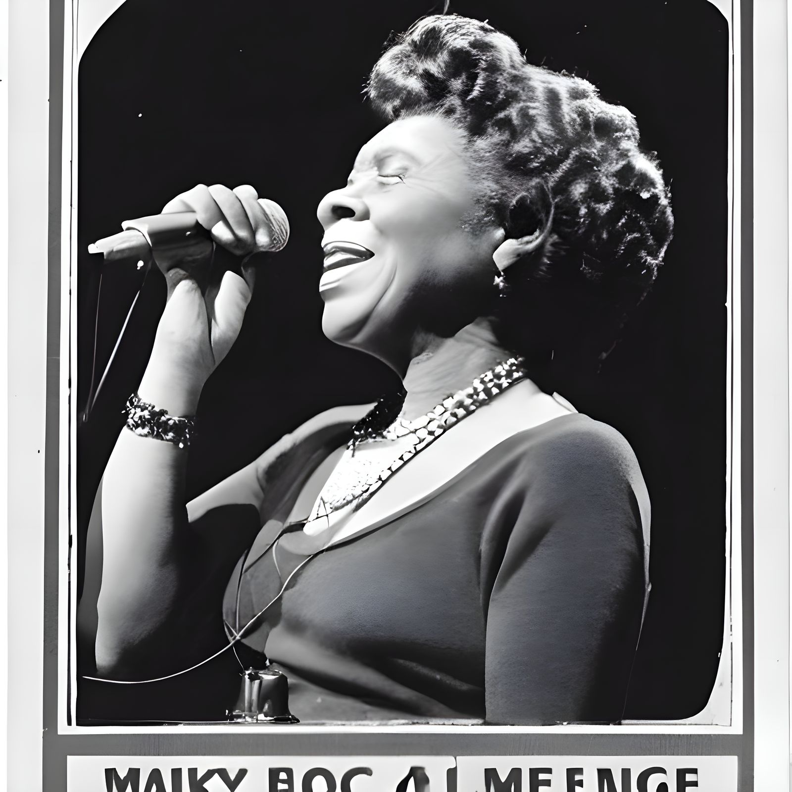 Blues singer