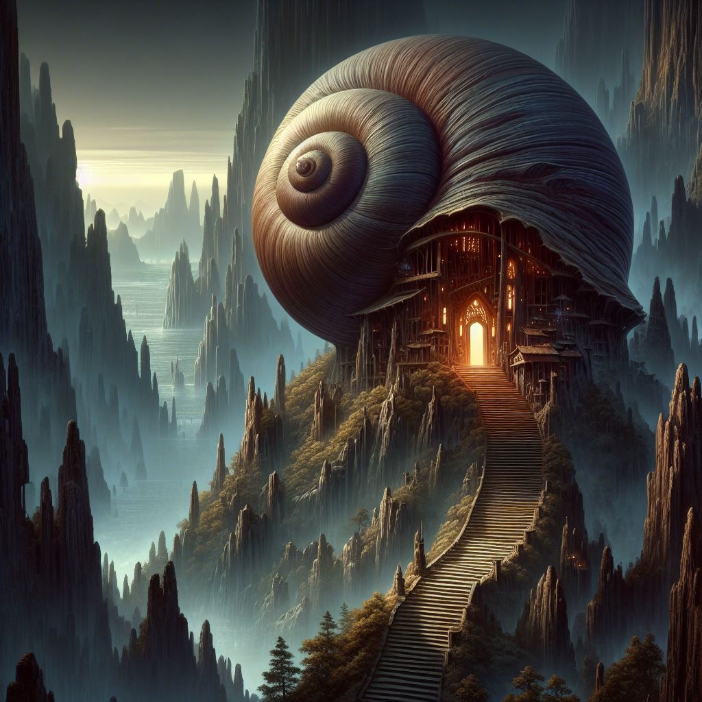 Snail shell hideout series