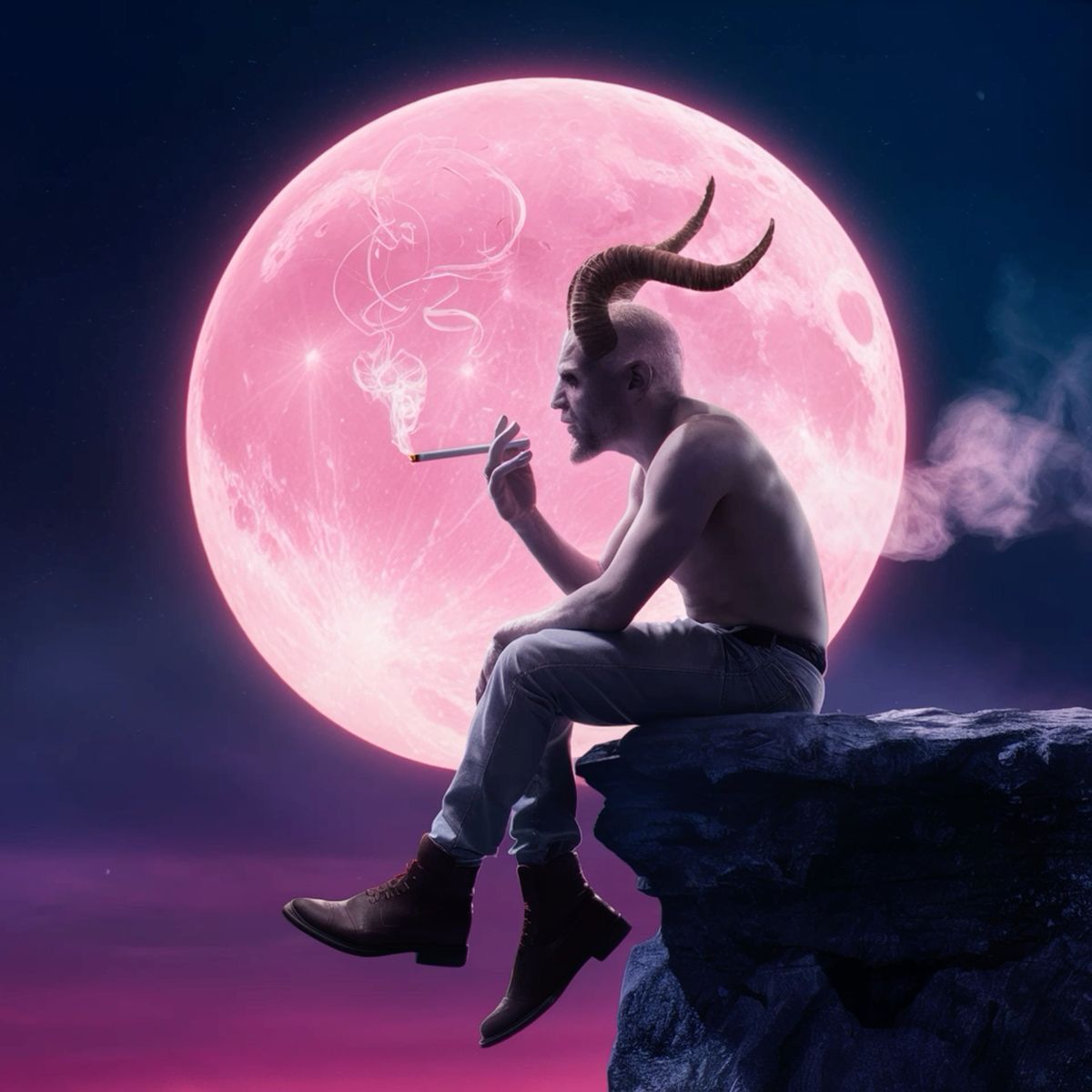 just having me a smoke break before I go destroy the world