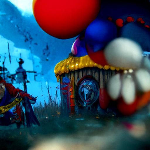 Clown at the circus