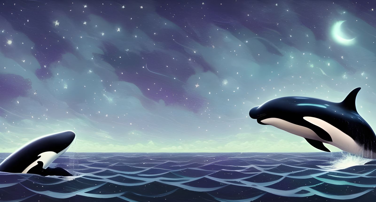 Starry Night Orcas ✨