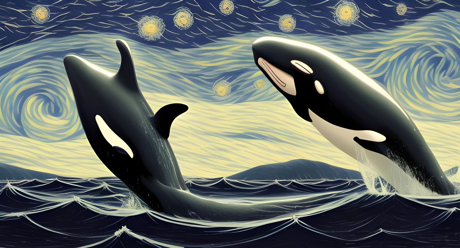 Starry Night Orcas ✨