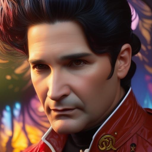 Corey Feldman AI Generated Artwork NightCafe Creator