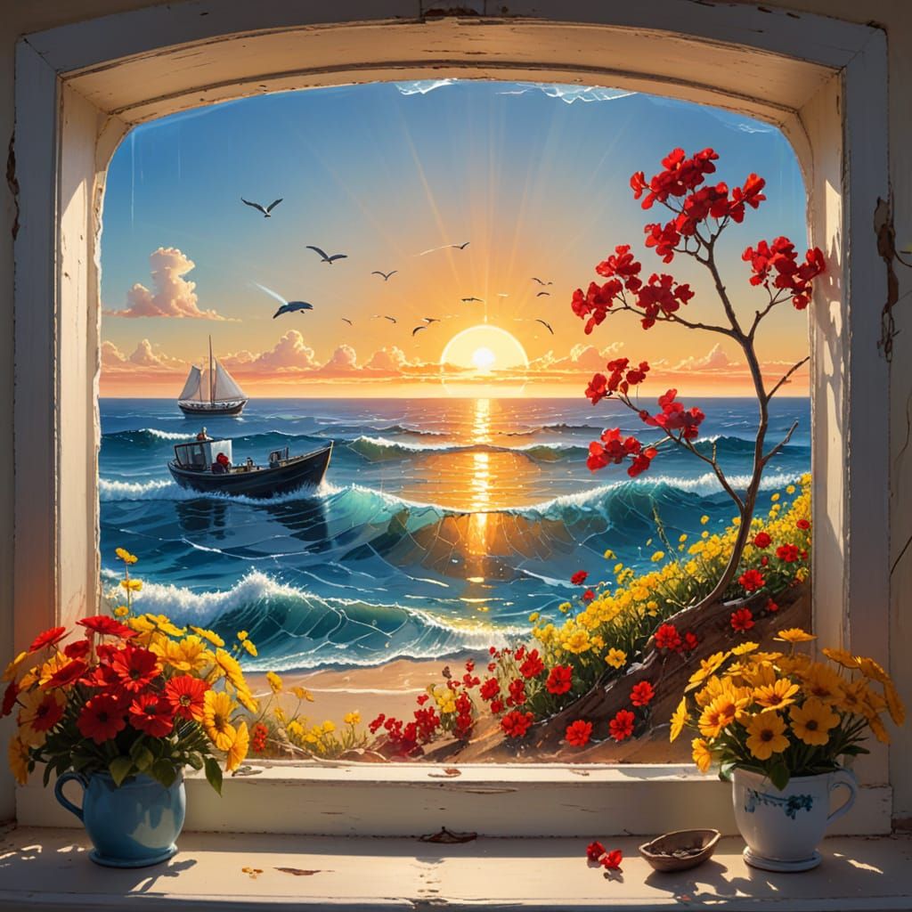 ocean view   by @fineluart