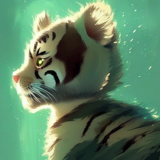 Tiger Anime Chibi Cartoon Senpai and kōhai, tiger transparent background  PNG clipart | HiClipart