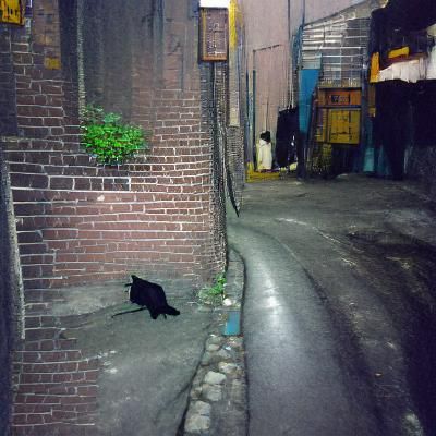 A dark Alley way