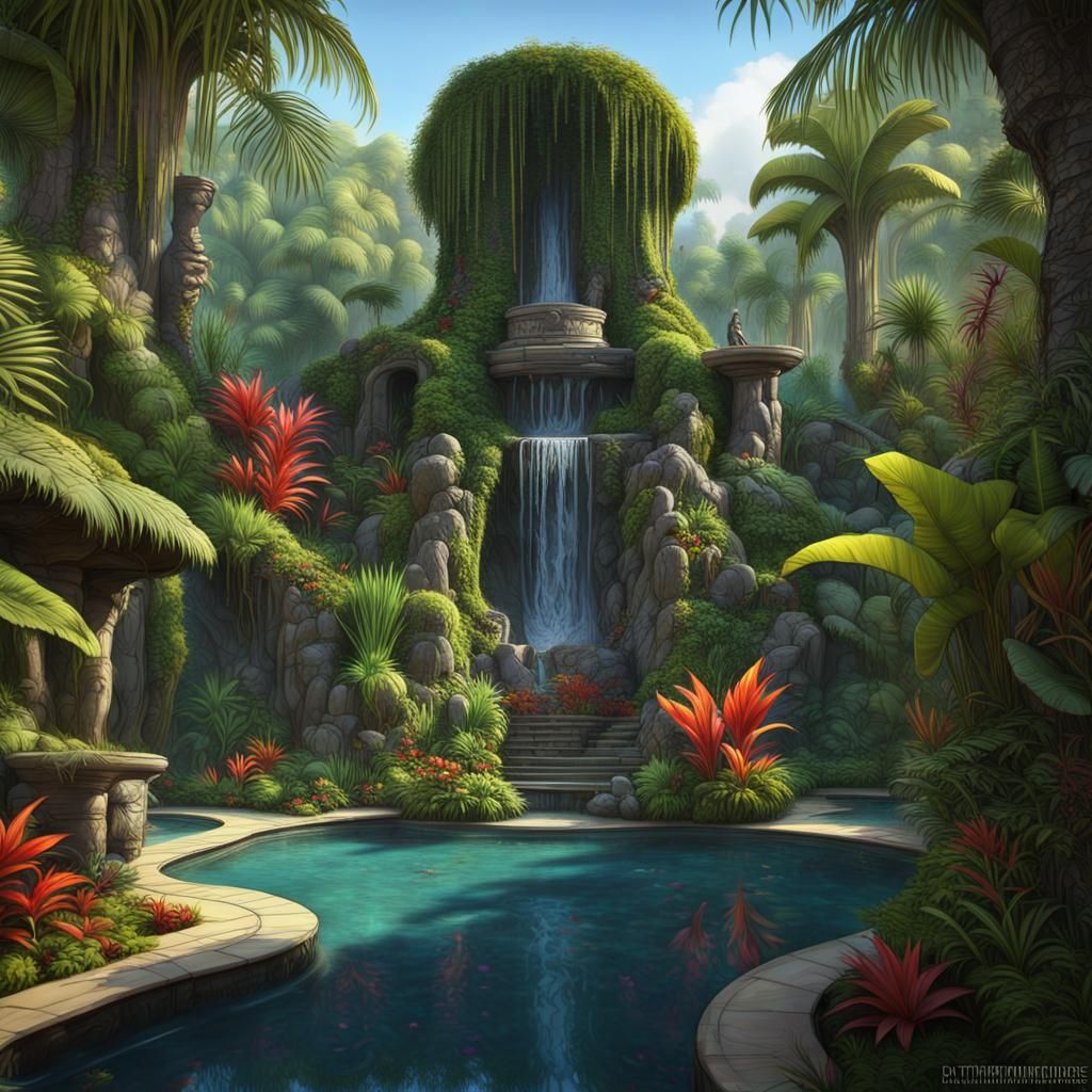 jungle planet pool gardens 3