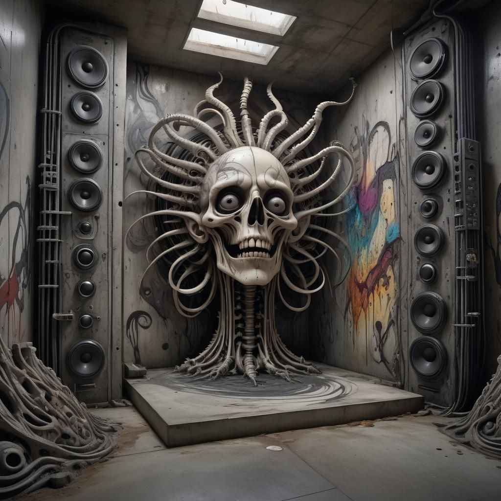 art by Concrete Blond and Flim Arbuckle AI Generated Artwork