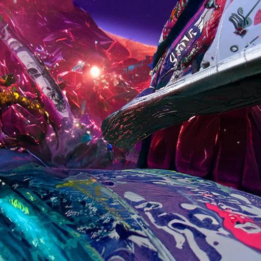a giant planit in space