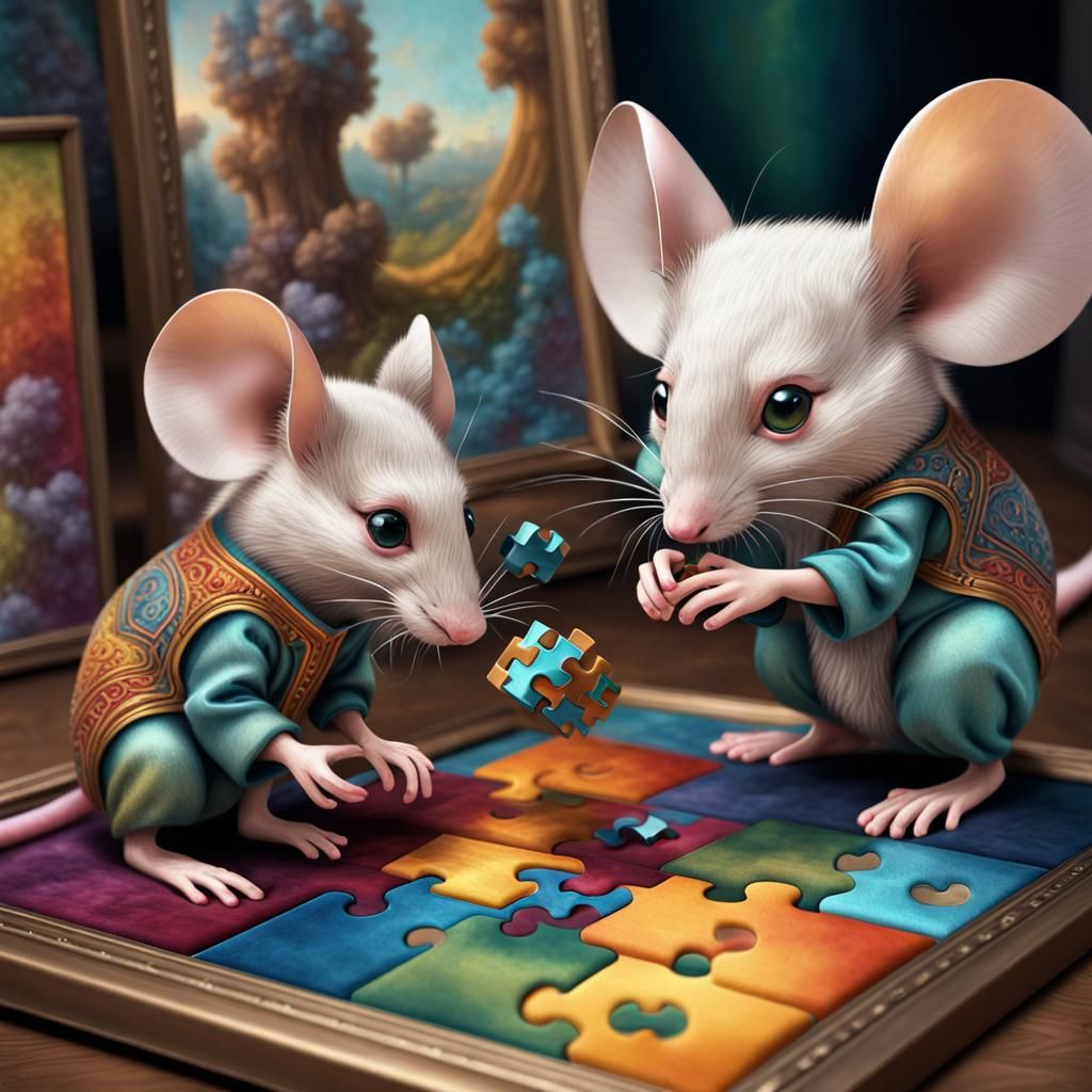 The Act of Puzzle Solving.  by @Omimimo