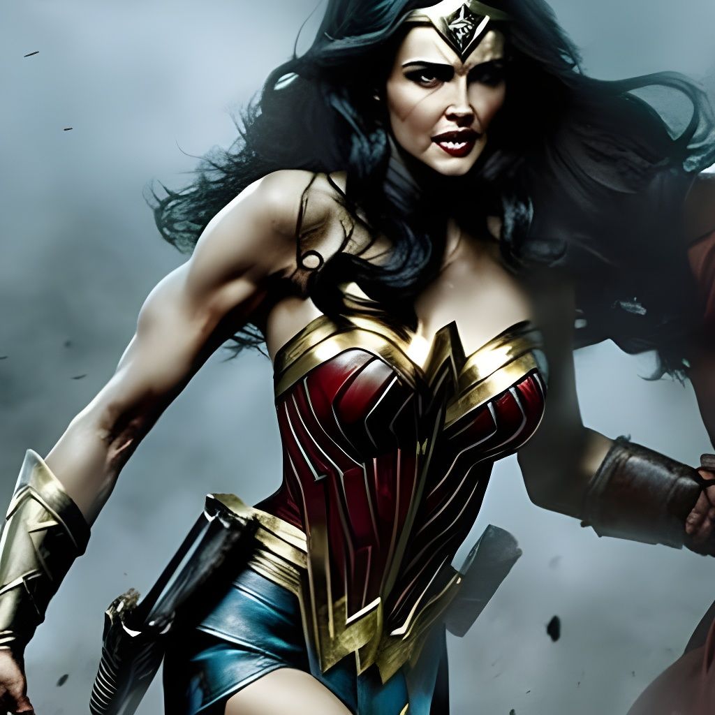 Wonder Woman RPG Video Game Character - AI Generated Artwork