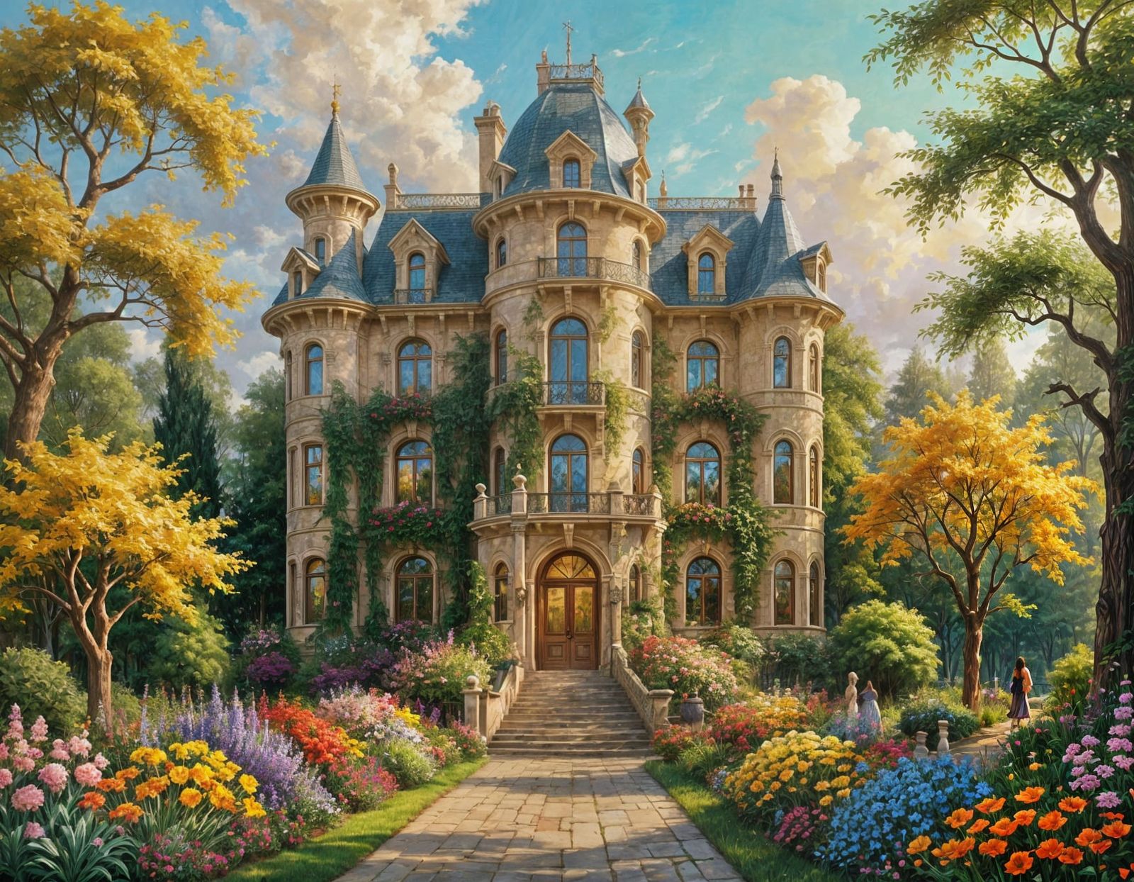 Maximalist Mansion  by @Antinomy