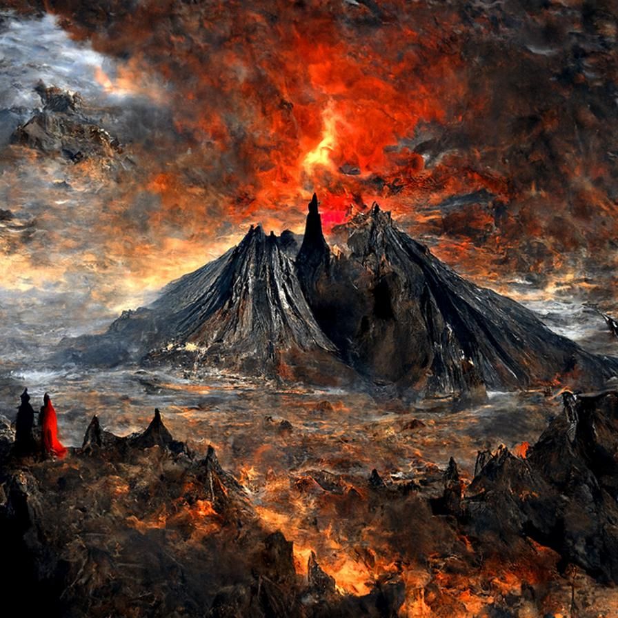 Land of Mordor  by @Gokiburi