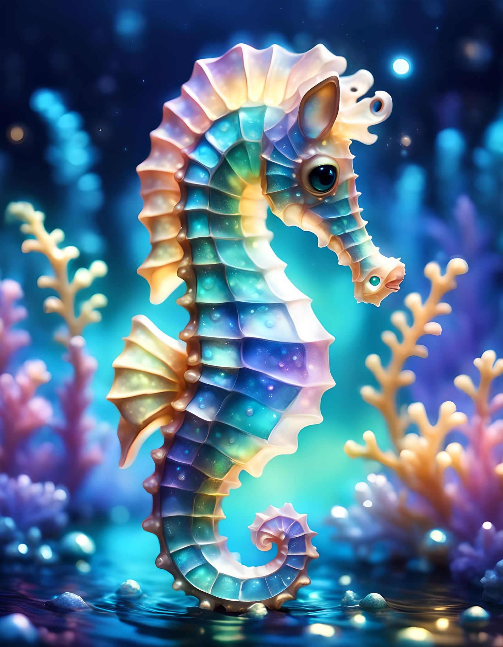 Baby Seahorse  by @Jerri Bee