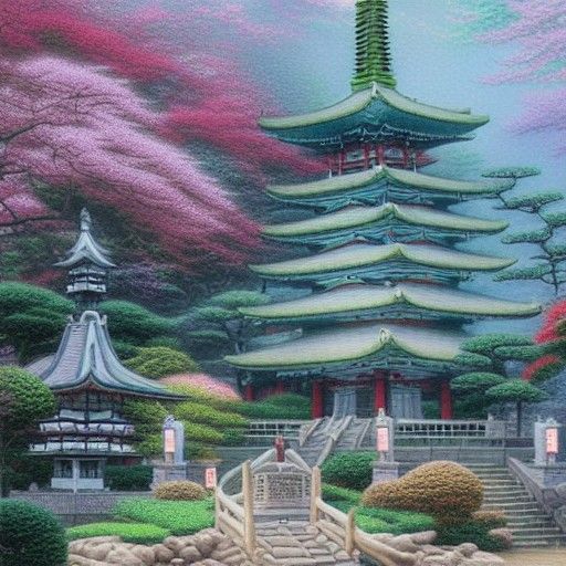 Japanese Praying Monument