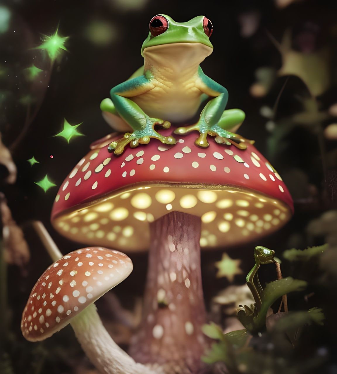 King of the Toadstool   by @Camellia Lane