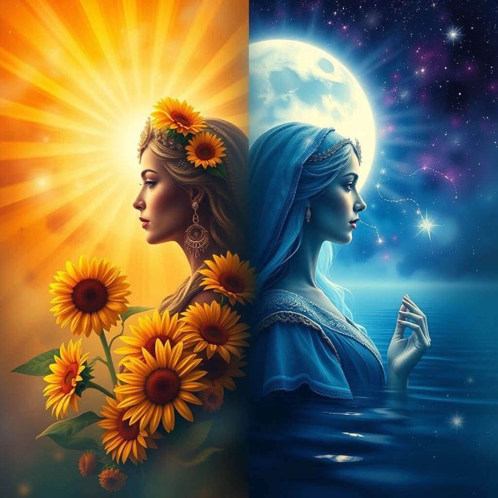 Day and Night  by @GummyPretzel