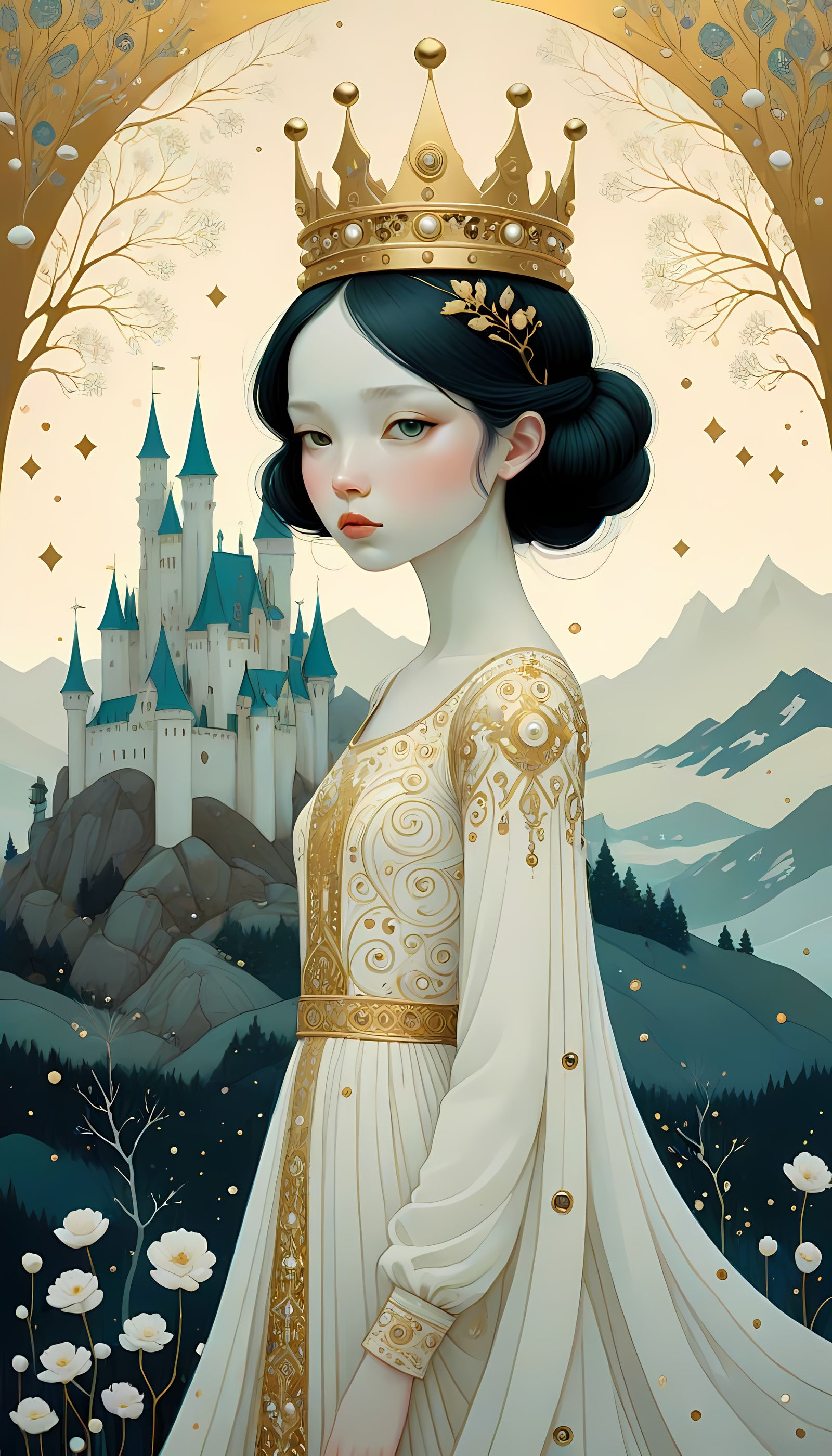 The Lonely Princess  by @Edana