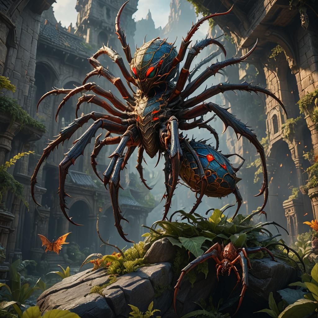 A dragon spider
