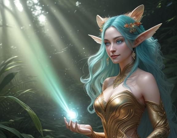 solarpunk-fairy blue