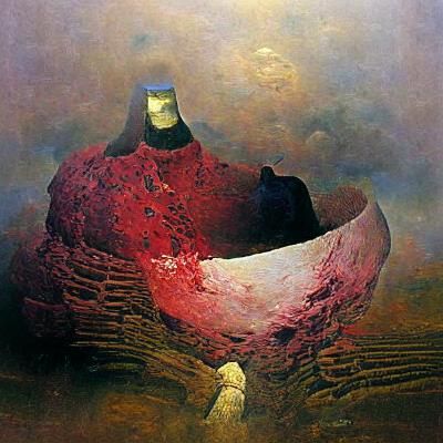 pinot noir Zdzisław Beksiński