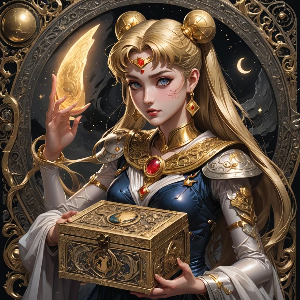 sailor moon The Libram of Flesh, a set of scrolls contained ...