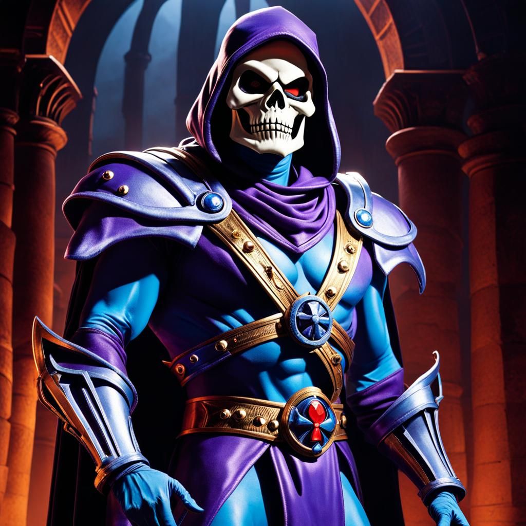 Skeletor, Masters of the Universe, MOTU - AI Generated Artwork ...