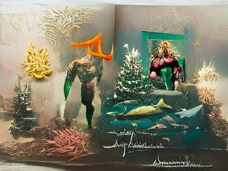 Aquaman's annual Christmas card