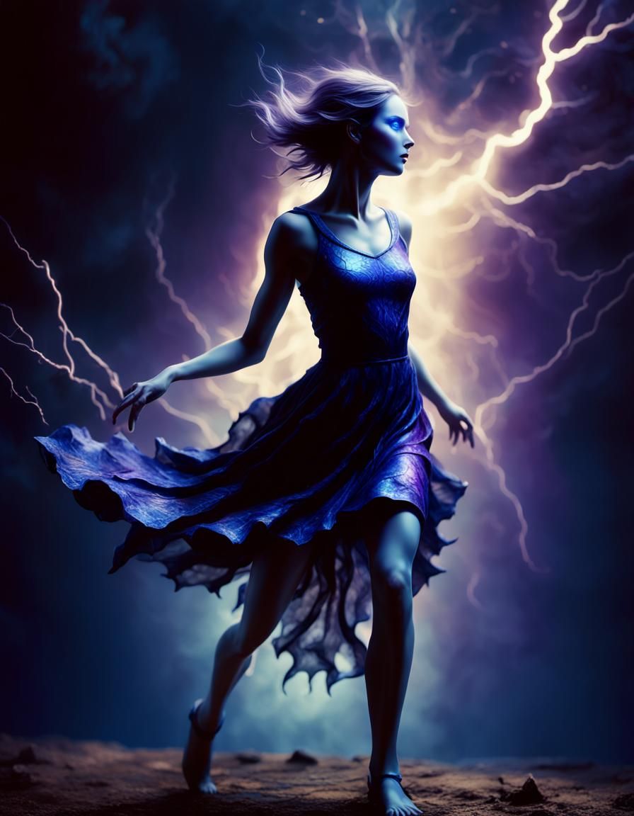 Translucent Acquiesce Of The Porcelain Figure, Lightening