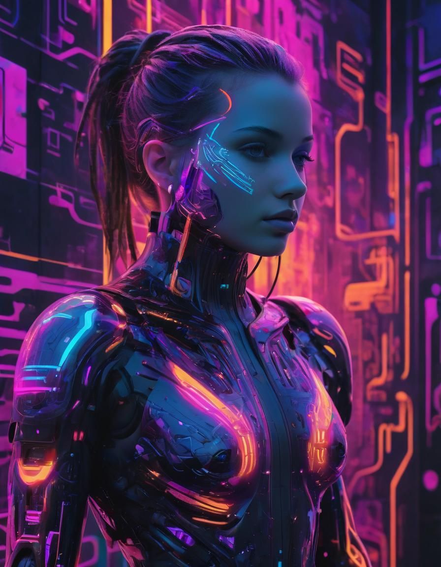 Neon girl