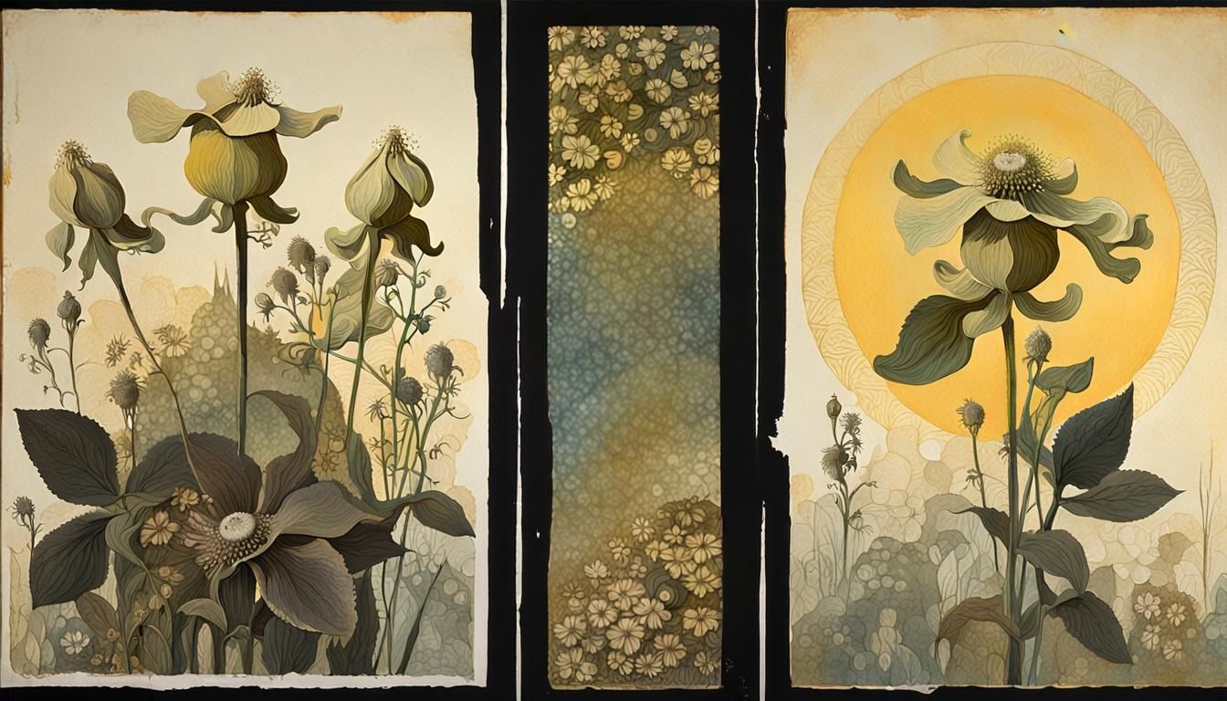 Lenten diptych iii   by @Elyse