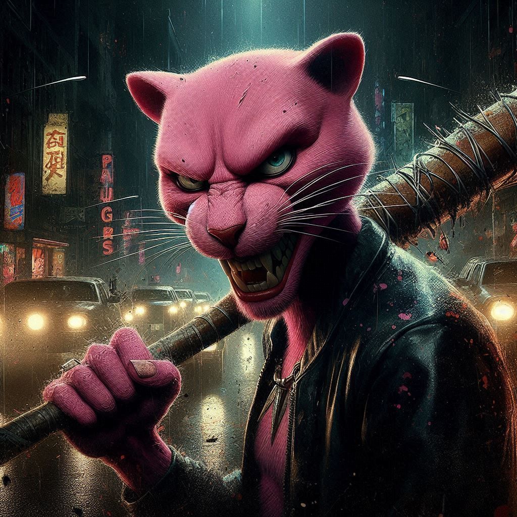 Dark side serie of The Pink Panther: The unpredictable furious