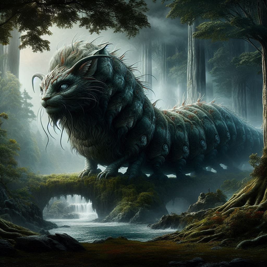 Dark Fantasy CATerpillar Beast