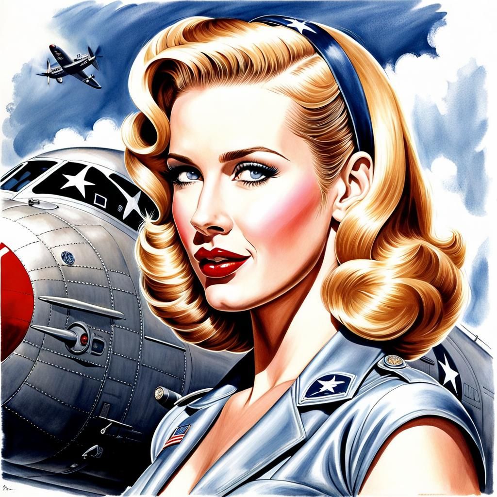 PinUps AI Generated Artwork NightCafe Creator