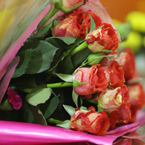 bouquets of roses